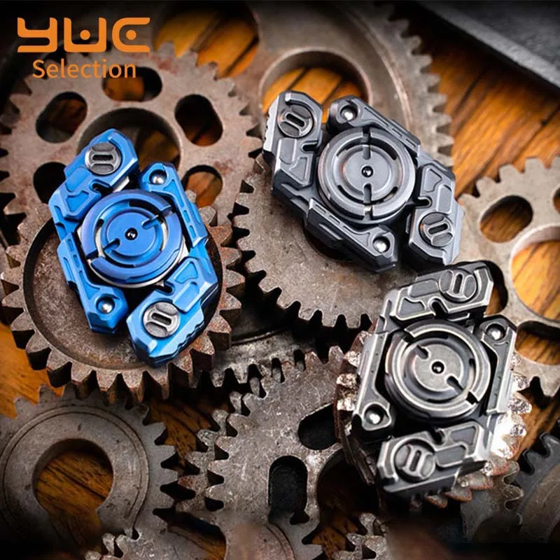 

YUC Robotic Arm Spinner Stress Relief Toy Mackie Hand Toy Antistress Kids Fidget Metal Fun For Adults Spinning Top Gyro