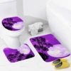 Home bathroom floor mats Bath Foot mat Animal oil paint style modern bathroom accessorie rug Toilet mat Bathtub anti-slip carpet 4
