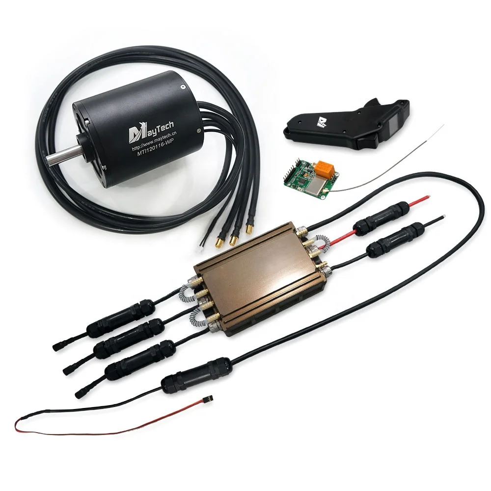 

Maytech 120116 fully waterproof motor 300A ESC remote for hydrofoil high speed electric boat jet surfboard