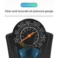 Portable Foot Air Pump With Meter