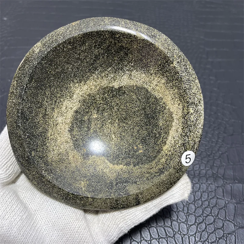 Natural Ocean Stone Crystal Bowl Or Ashtray Desk Home Room Decor 6