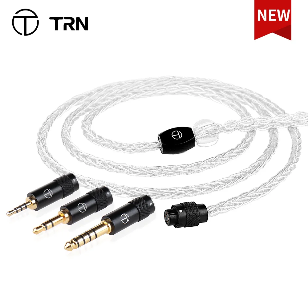 Trn Tn 8 Core Ossigeno Rame Ad Alta Purezza + Connettore Cavo Di Aggiornamento Hifi Con Design A Spina Aduio Sostituibile Per Trn Vx Pro Ema Emx Kirin