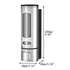 Single/double 500/1000ML Soap Dispenser Wall-Mount Shower Bath Shampoo Dispenser Bathroom Accessories Soap and Gel Dispenser 6