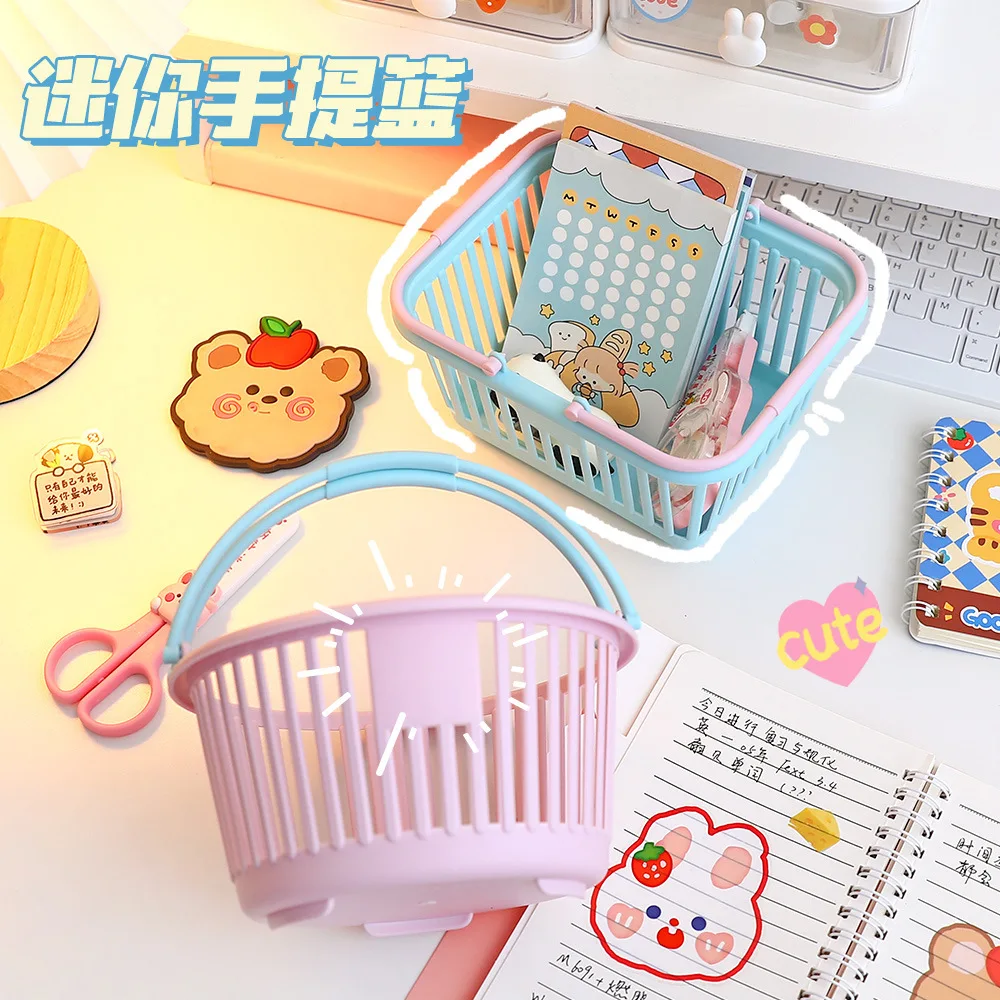 Plastic Desktop Miscellaneous Storage Box Bathroom Storage Basket Kitchen  Vegetables Fruits Storage Storage Organization Box - AliExpress