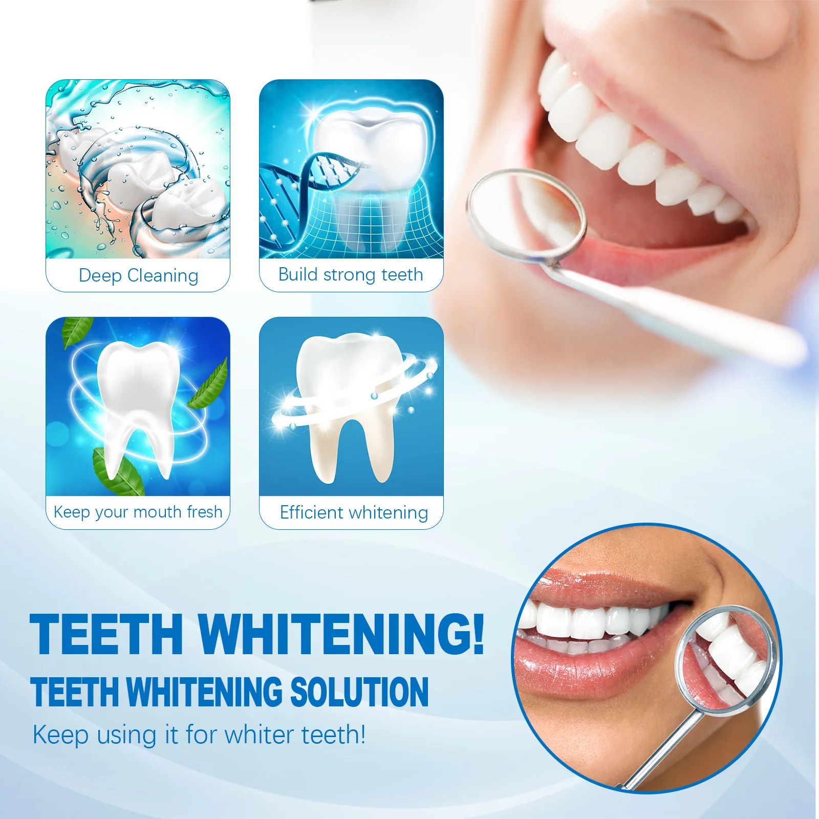 EELHOE Teeth Whitening Serum Caries Remove Teeth Plaque Remover Yellow Tooth Stain Cleaner Cleansing Dental Repair Serum teeth cleaner