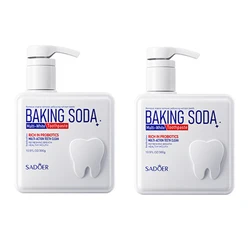 Probiotic Whitening & Brightening Baking Soda Toothpaste - Deep Clean Formula, 300g (2pcs)