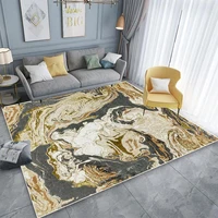 Modern Abstract Anti-slip Carpet Living Room Decoration Easy Clean Rugs Sofa Area Rugs Home Bedroom Cloakroom Washable Floor Mat 2