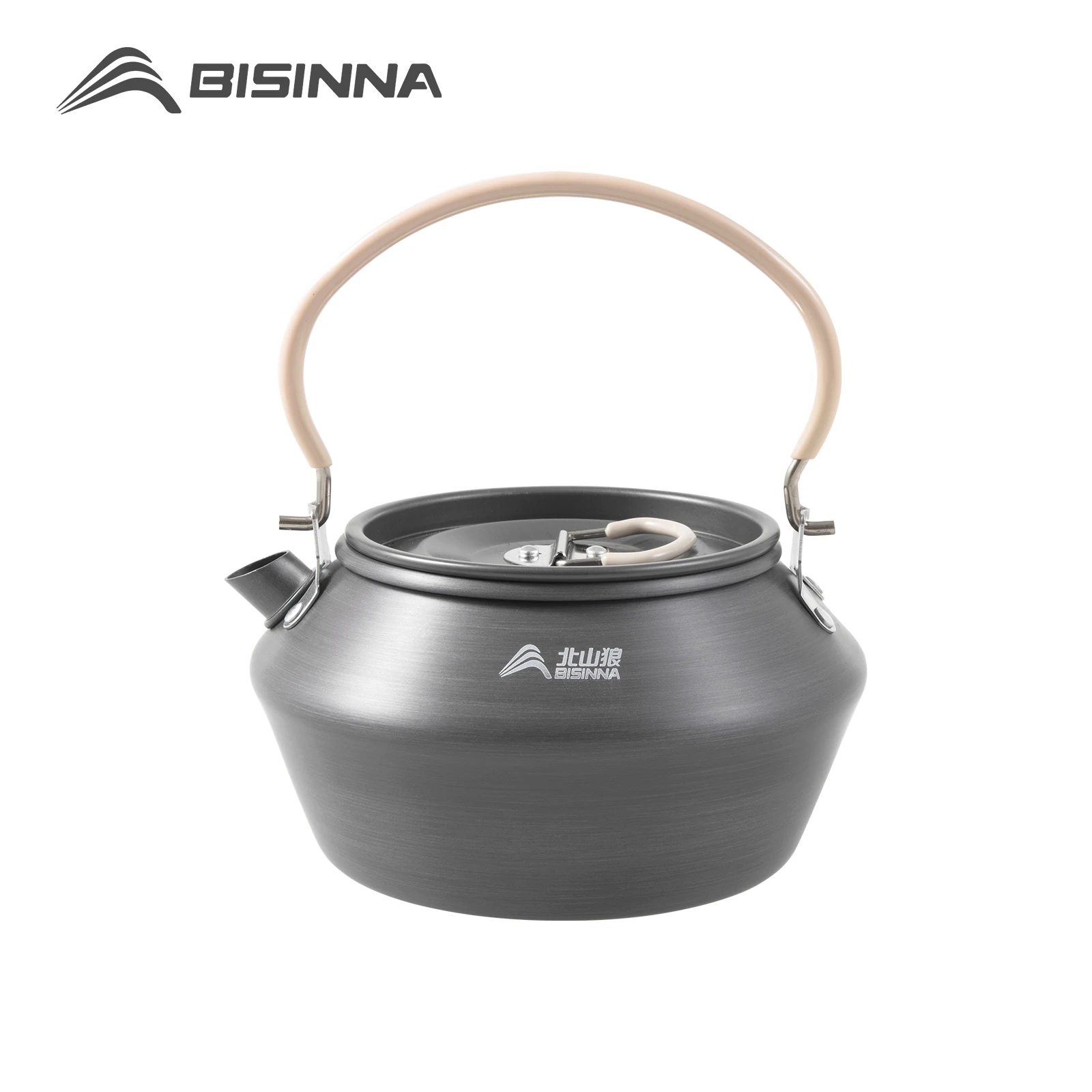 1.4L Camping Water Kettle Ultralight Aluminum Teapot for Outdoor Picnic Hiking Travel Tourism Cookware