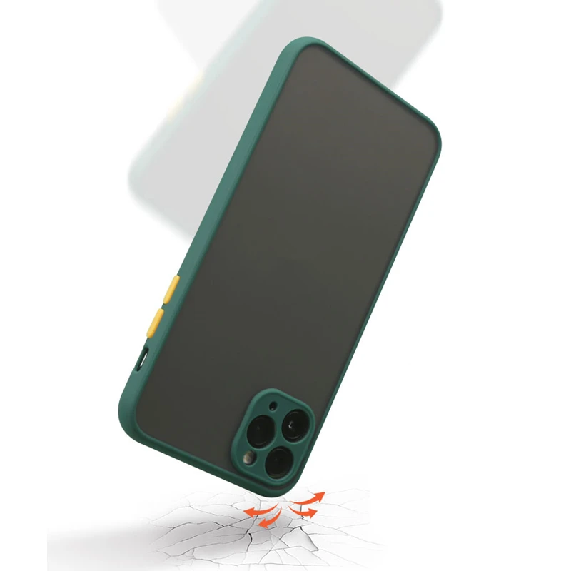 Adatto per iPhone 15 Pro Max Custodia Cover 15 14 Plus 13 12 Mini SE 2022 2020 11 XR XS Telaio in TPU Opaco Paraurti per telefono Adatto per iPhone 15 Pro Max_voghion.com