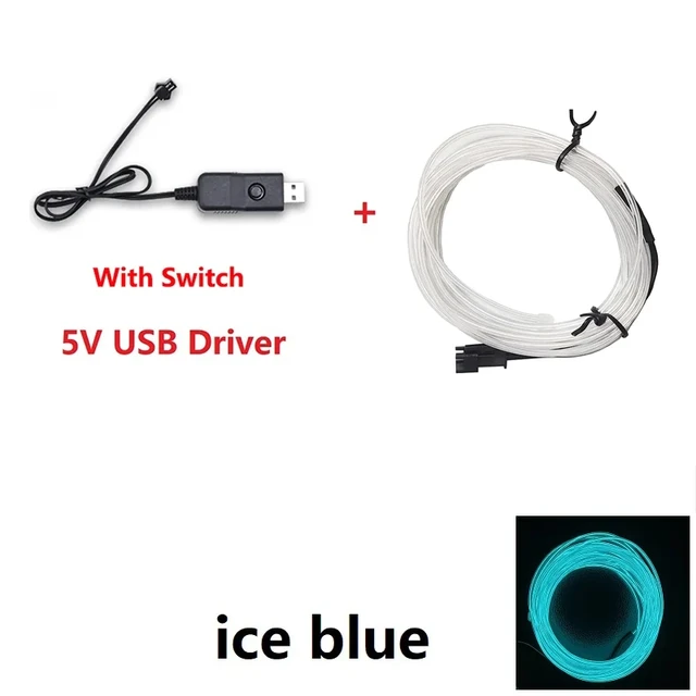 밝히는 창의력: DC 12V 네온 EL 와이어 USB 컨트롤러