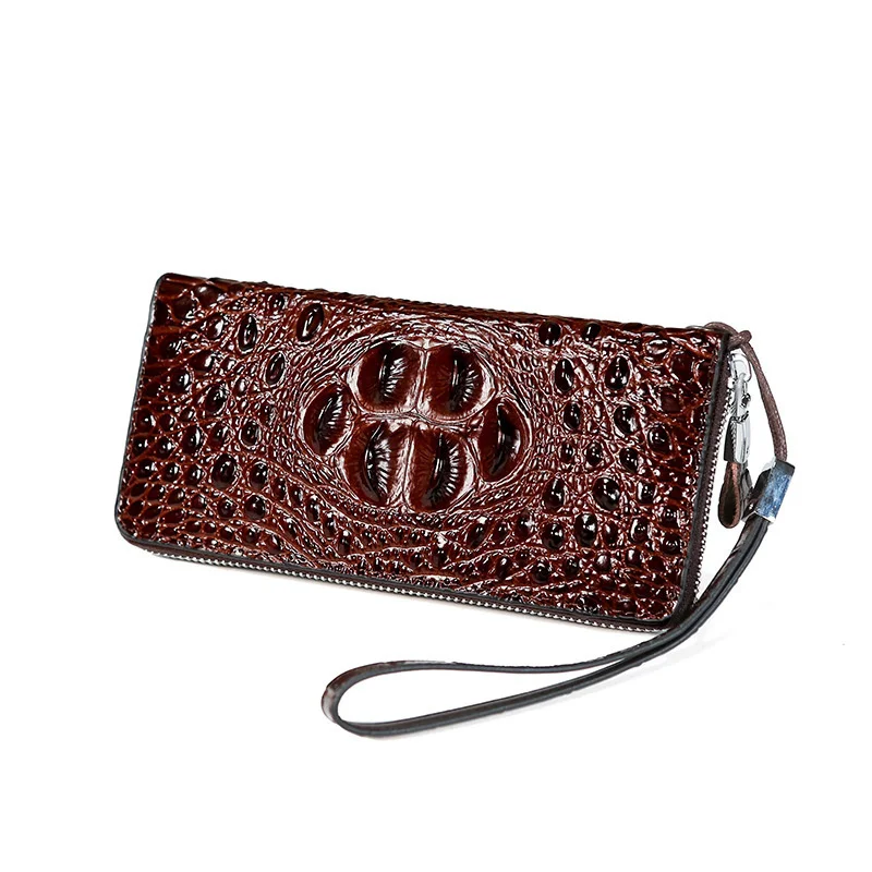 New Design Genuine Leather Men's Purse Large Capacity Fashion Luxury Wallet High Quality Handbag Casual Cozy Clutch Purses