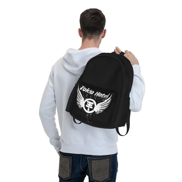 バックパック・リュック rolarola k-pop idol chain backpack Tokio Hotel Backpack Singer Music Rock Unisex Polyester