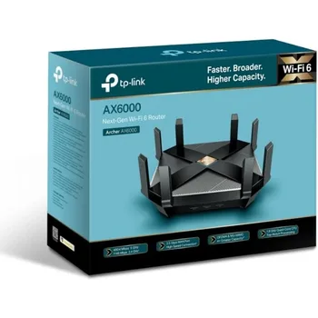 TP-Link WiFi 6 Internet Gaming Router - Tri Band High-Speed ax Router, Wireless Smart VPN Router for a Large Home, 2.5G WAN 6