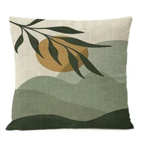 Home Decor Boho Leaves Sun Moon Pillow Cover Geometric Abstract Flowers Floral Cushion Throw Pillow Case Living Room Decorative 4
