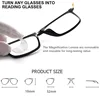 2pcs Liquid Silicone Bifocal Reading Lens Stick-on Presbyopic Lenses Magnification Reusable Bifocal Lenses1.0 1.5 2.0 2.5 3.0 3