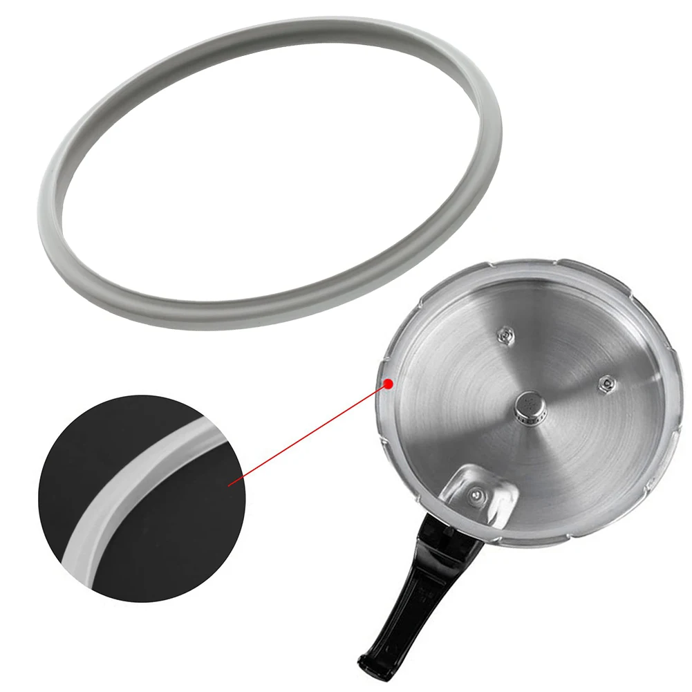 Sealing Ring18 20 22 24 26cm Pressure Cookers White Silicone Rubber Gasket Sealing Ring Pressure Cooker Seal Ring Kitchen Tool