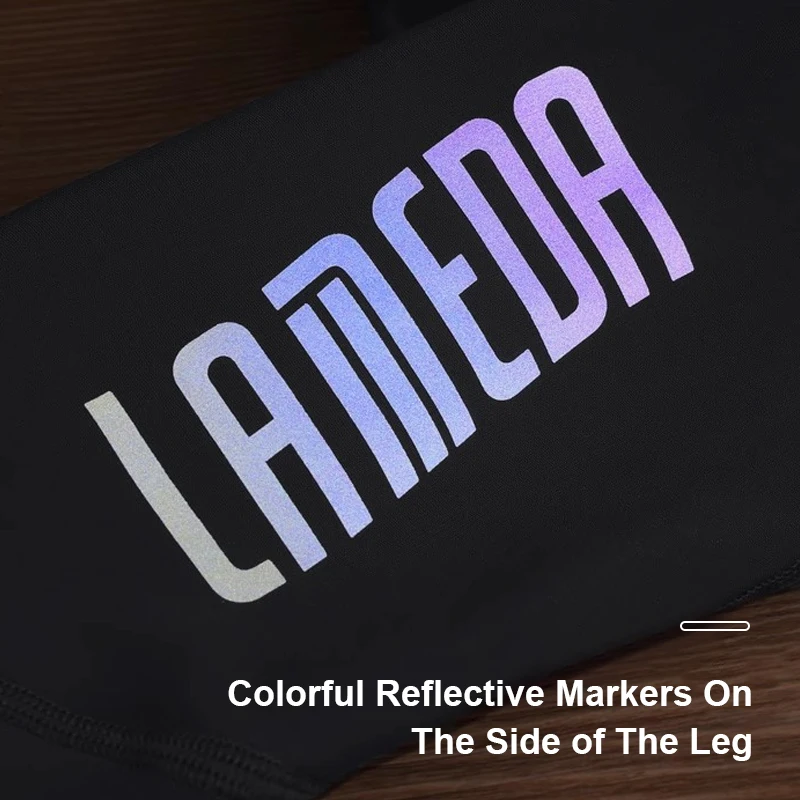 LAMEDA Thermal Fleece Men Cycling Bib Pants Windproof MTB Cycling Pants Tights Winter Bicycle Road Bike Long Trousers for Men