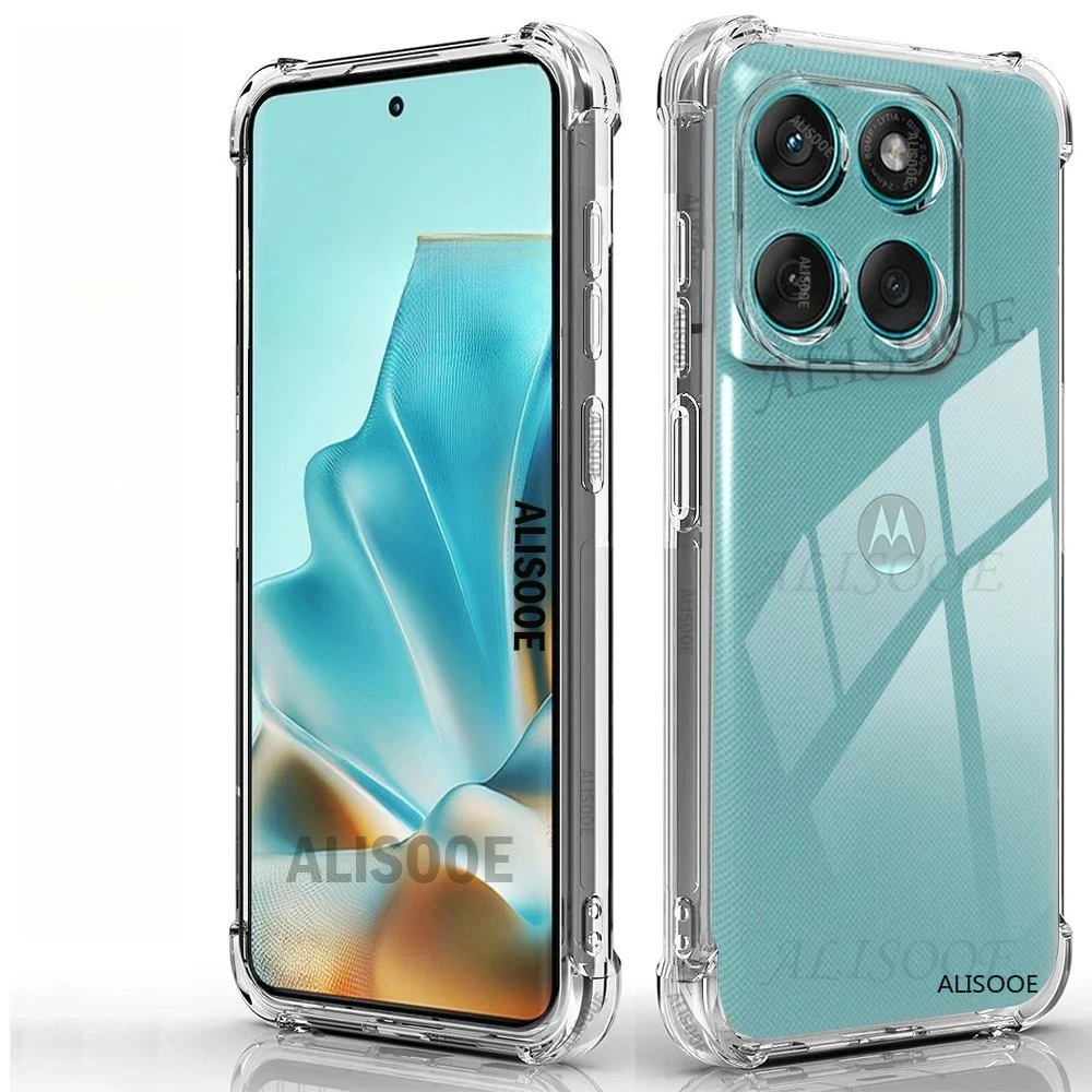 Ultra Thin Transparent Shockproof Case - Clear Soft Cover