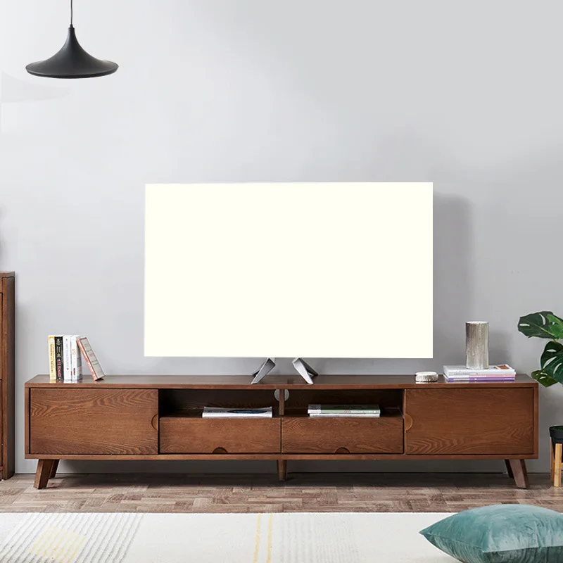 European Style Simple TV Dust Cover Cloth 55 Inch 65 Inch Wall-mounted LCD Monitor Cover Protective Ccover tv cover