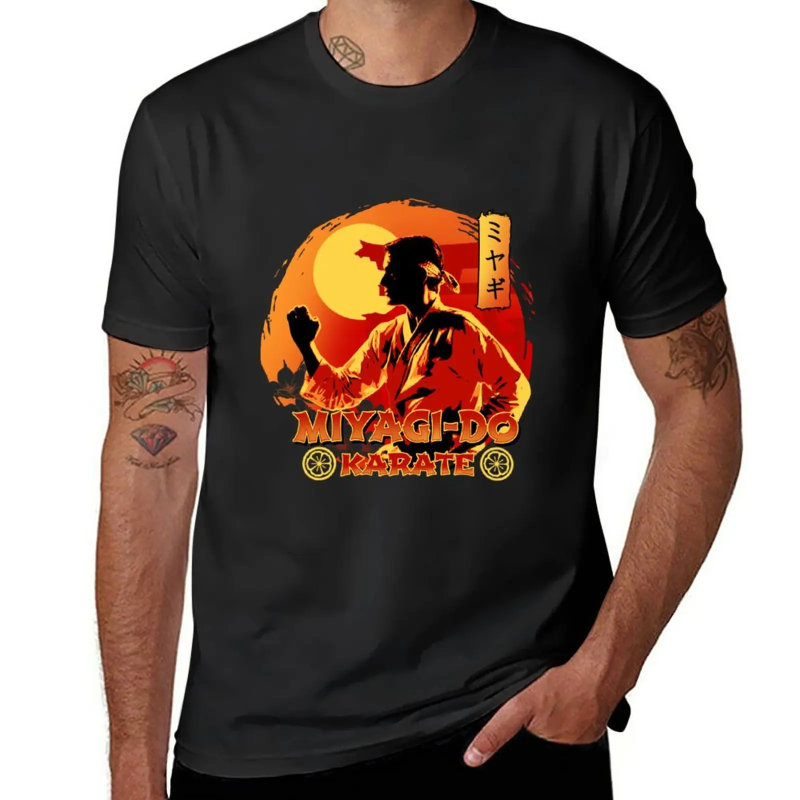 

New miyagi dojo T-Shirt korean fashion blondie t shirt mens clothes