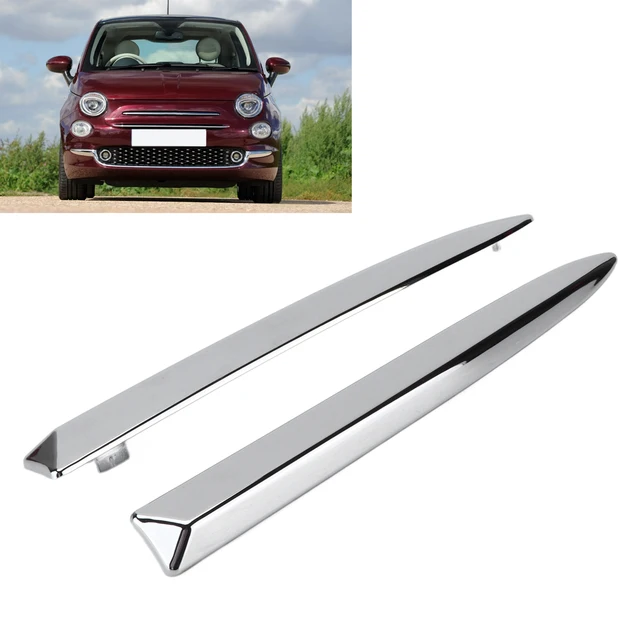 Modanatura Paraurti Fiat 500 2007-2015 | Lato Sinistro | Cromato | Ricambio Originale