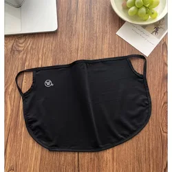 Breathable Lightweight Luxury Sun & Wind Shielding Face Mask (Black)