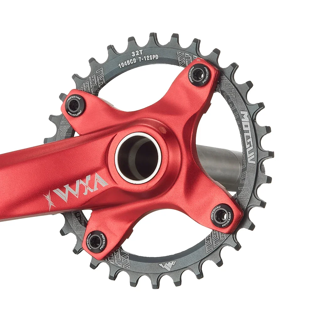 MOTSUV Bicycle 104BCD Crank Narrow Wide Chainring MTB Bike