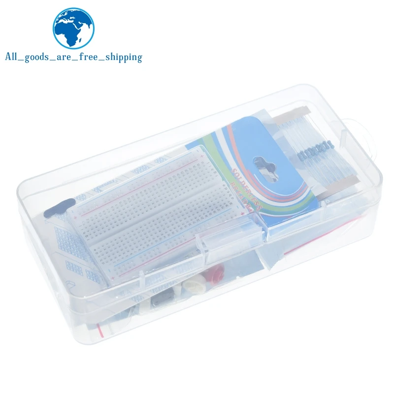 TZT Basic Starter Kit for Arduino Uno Set R3 DIY Kit – R3 Board / Breadboard + Retail Box