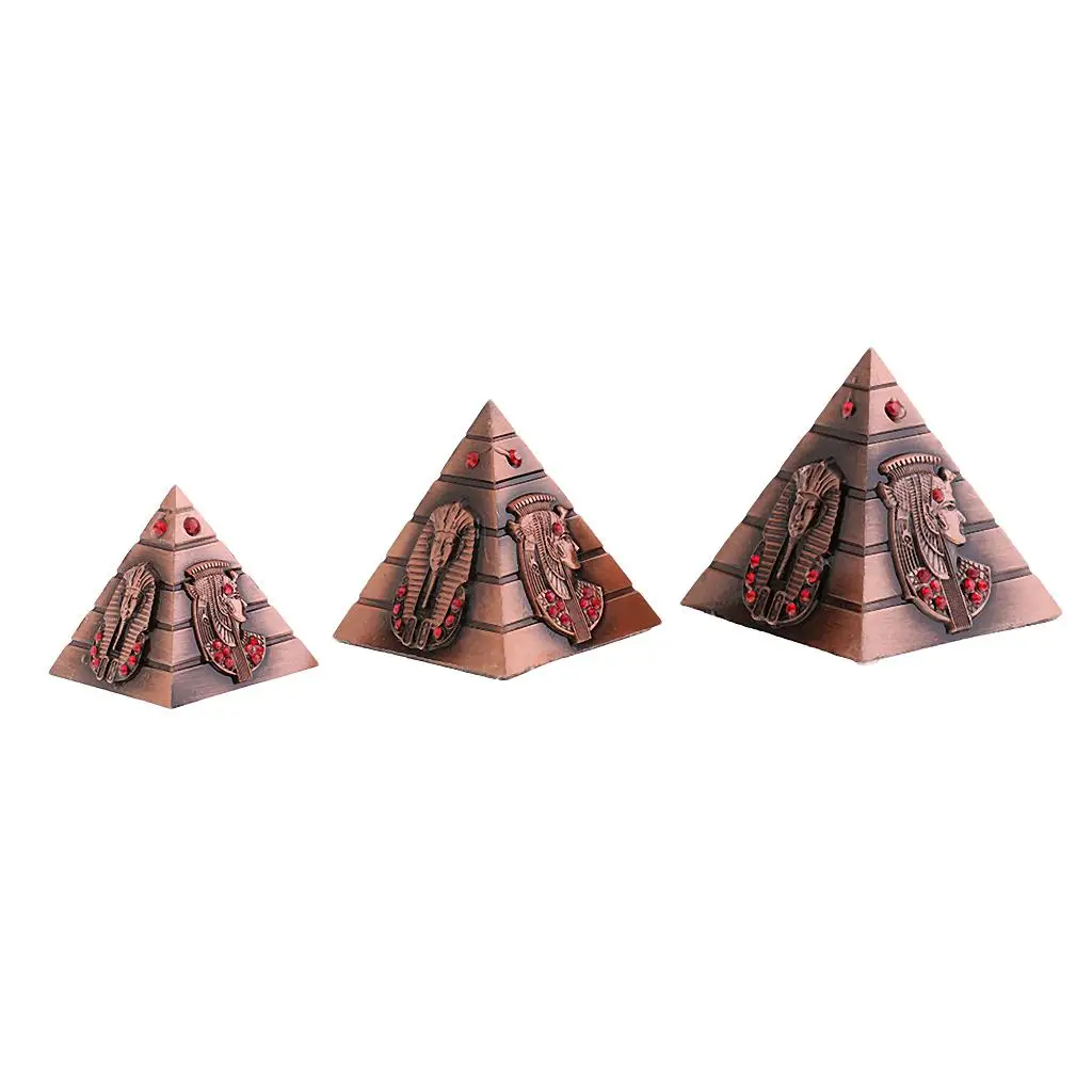 3 / Set of Egyptian Pyramids Architectural Souvenir Keepsake 3 / Set of Egyptian Pyramids Architectural Souvenir Keepsake