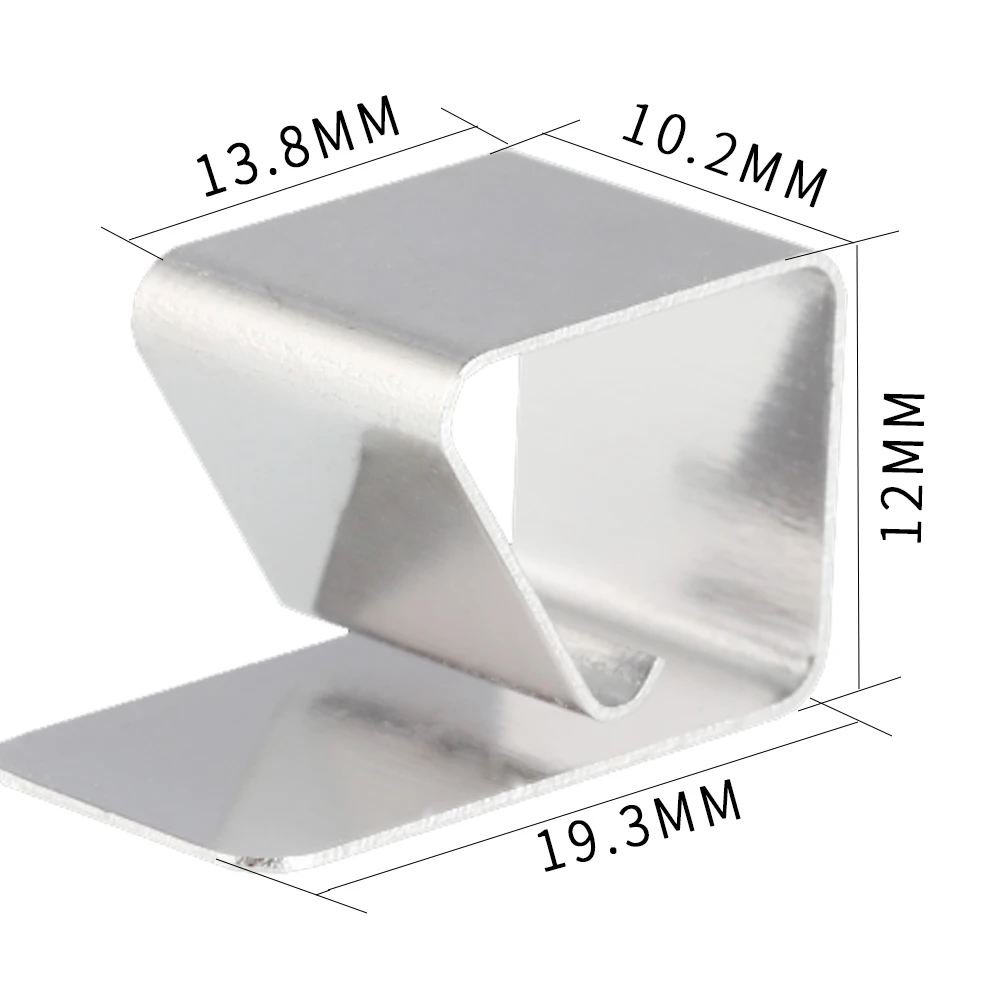 RAMPS 3D Pritner Parts Glass Heated Bed Clip Clamp Heatbed Clip Stainless Steel Ultrabase Hotbed Build Platform Retainer 3d pritner parts 4pcs glass heated bed clip clamp heatbed clip aluminium alloy ultimaker hotbed build platform retainer