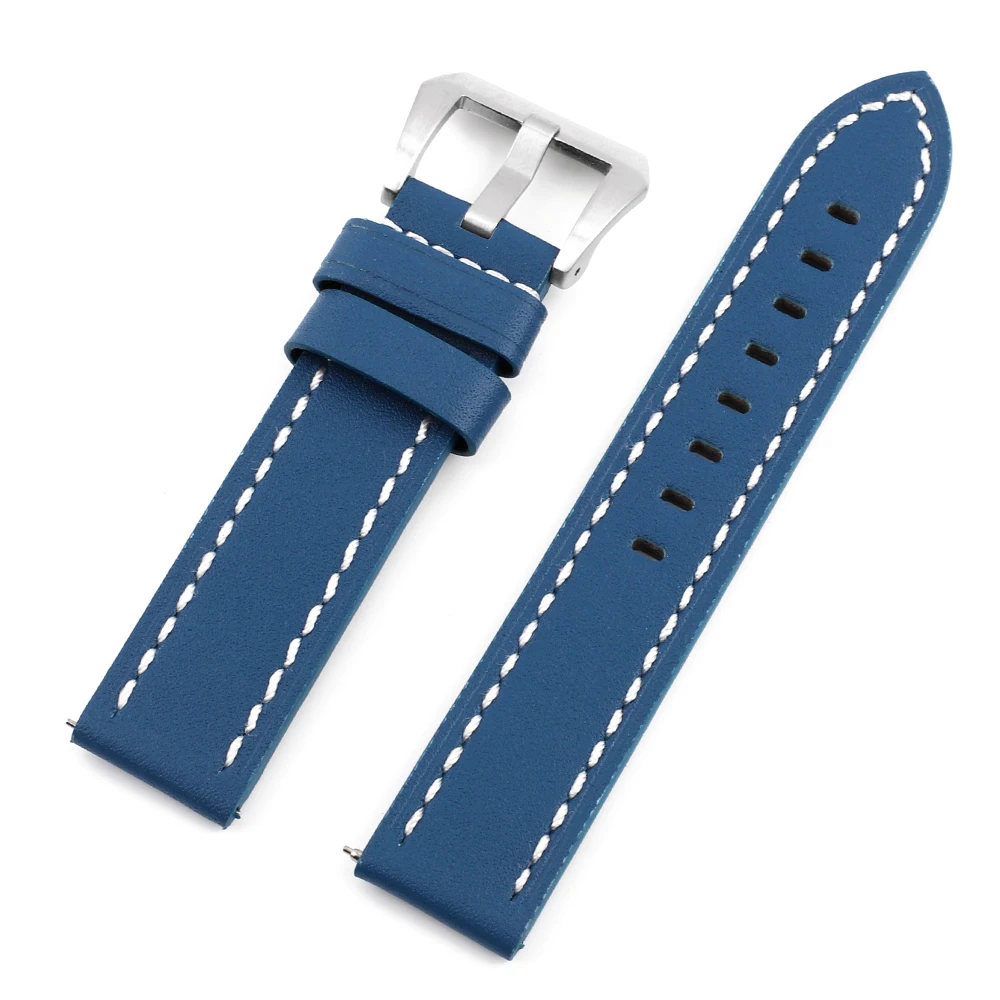 Hand-Stitched Quick Release 20mm Watch Strap – Premium Handmade Wristband Accessory