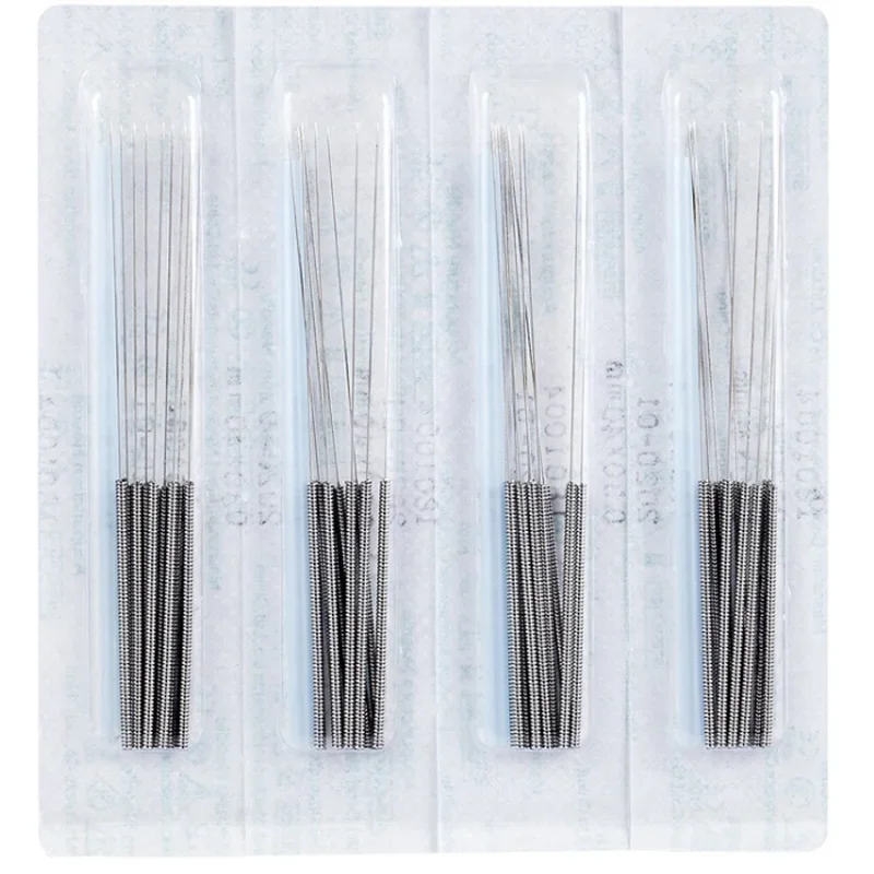 NEW 0.16/0.18/0.20/0.22/0.25mm 500 Pcs EACU Eaku Sterile Acupuncture Needles Beauty Body Massager with FDA/CE