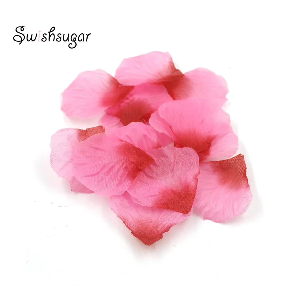 Colorful Silk Flower Rose Petals Wedding Banquet Adornment Favor Table Home Party Decorations 500pcs