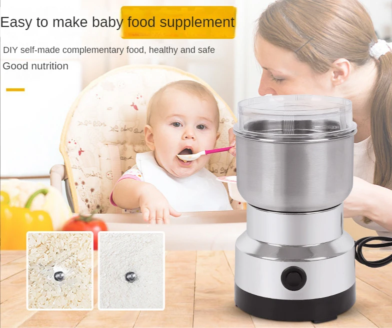 High Power Coffee Grinder Manual Victims Multifunctional Machine Portafilter Stainless Steel Cafe Drip Beans Pepper Espresso Nut