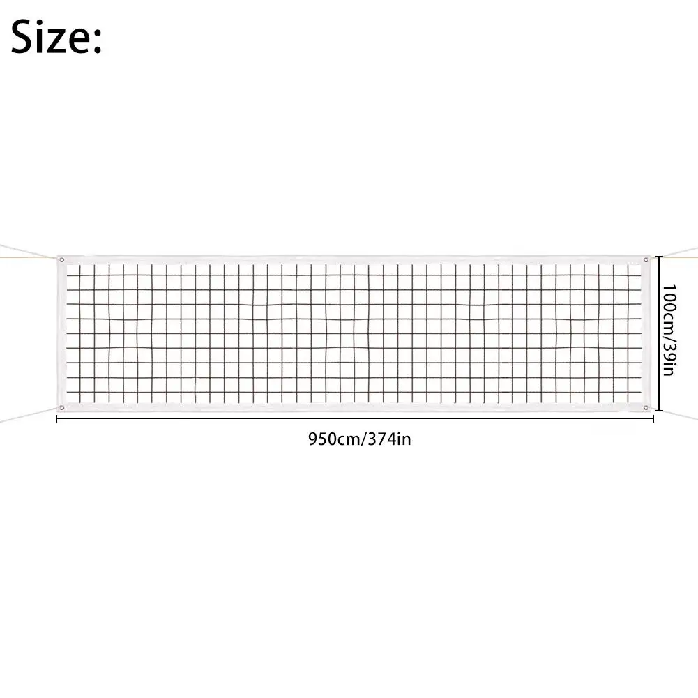 950cm Professional Volleyball Net Outdoor Beach Match Competition Training