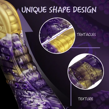 Huge Monster Dildo Lesbian Anal Toys Suction Octopus Cup Tentacle Artificial Penis Animal Dildos Sex Toy for Women Adult 2