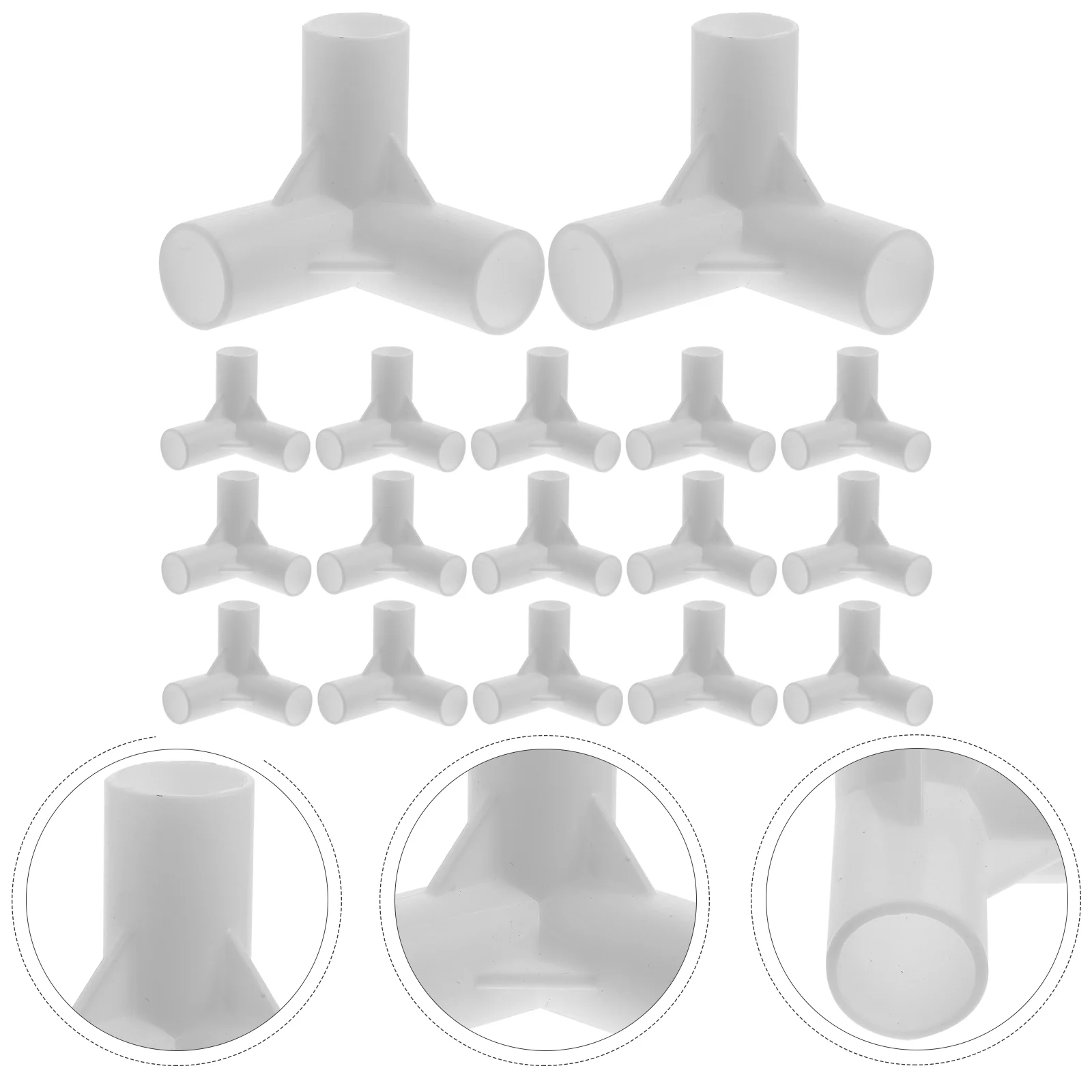 

Canopy Tent Fittings Canopy Fittings Plastic Tee Connector Tent Spare Parts