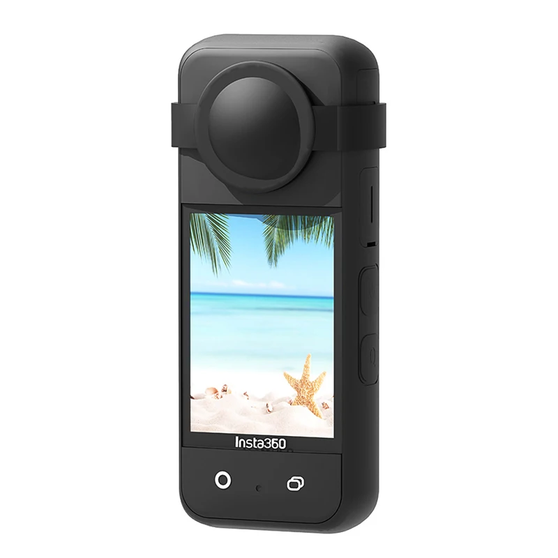 Insta360 X3 용 실리콘 보호 쉘 바디 실리콘 커버, 카메라 보호 케이스 액션 카메라 액세서리