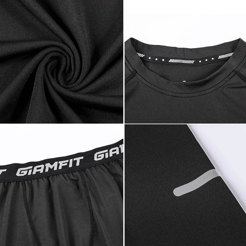 Winter Thermal Underwear For Kids Outdoor Running Set Boy Gym Jogging Compression Tights Workout Thermal Tights Child Soccer Kit 4