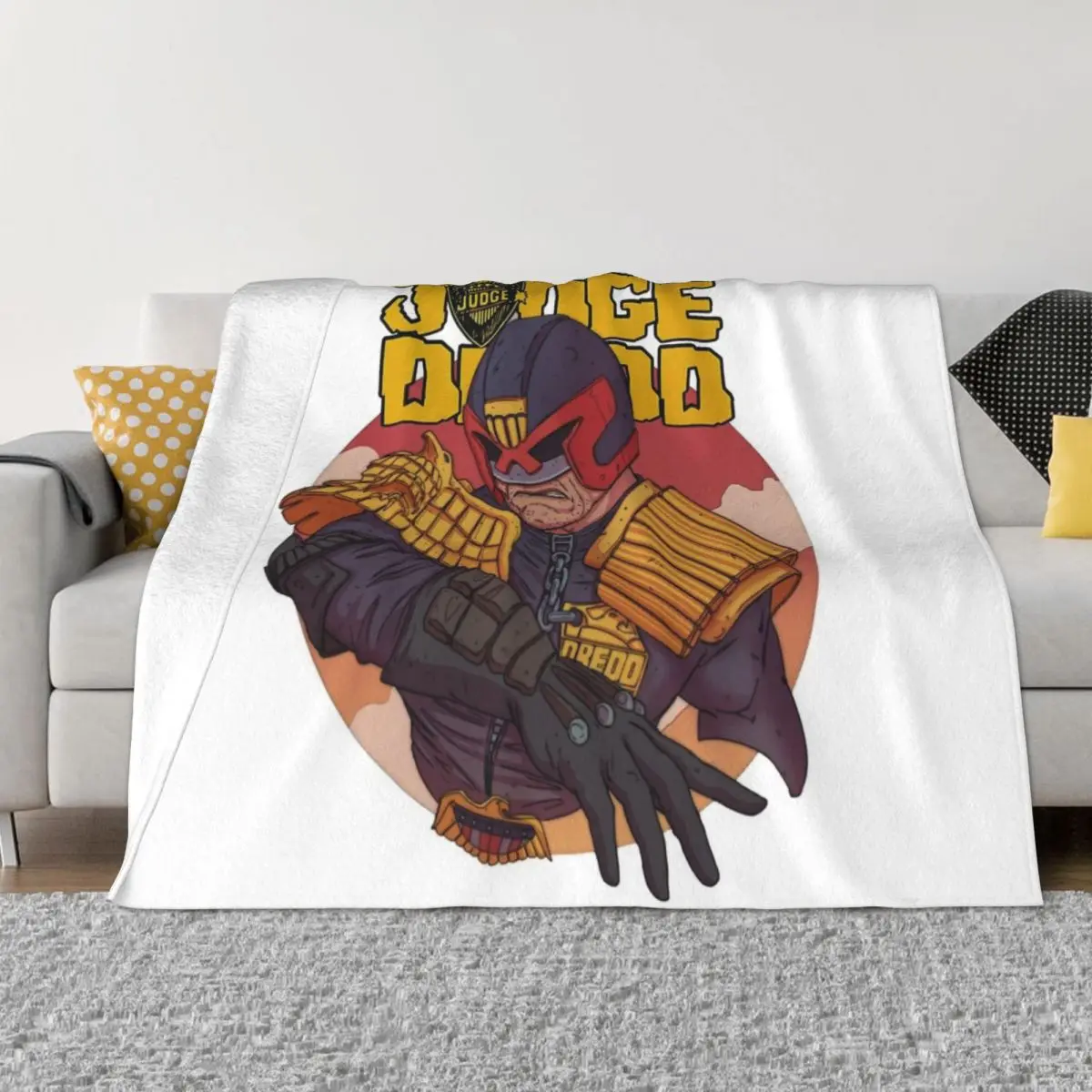 

judge dredd Throw Blanket Kid'S Multi-Purpose Sofas Blankets