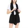 Women Infinity Loop Scarf with Hidden Zipper Pocket Travel Scarf Solid Color Neck Wrap Suitable for Daily Traveling Storage 3