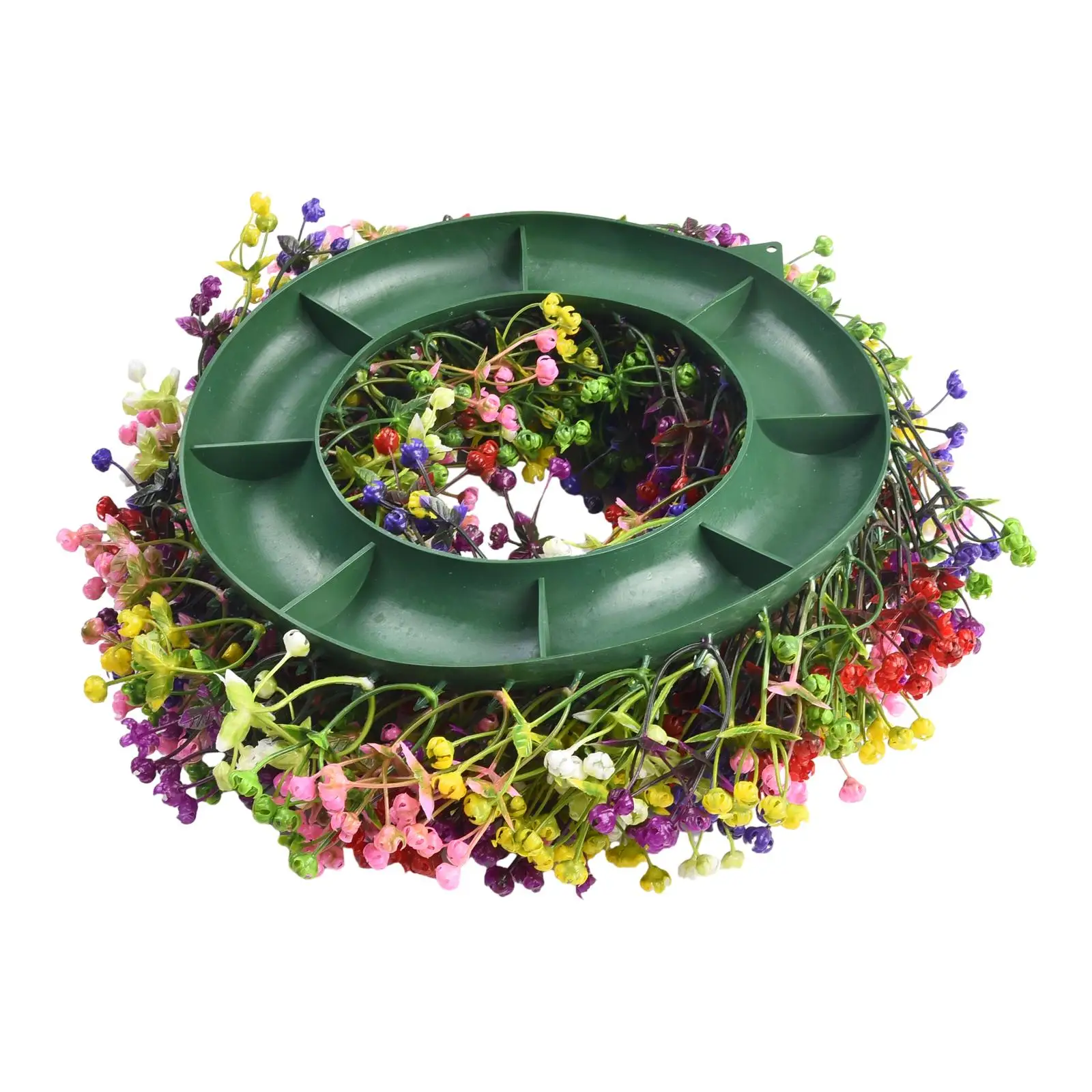 활기찬 계절 장식 웨딩 화환, 안개꽃 화환, 앞 문짝 휴일 파티용 플라스틱 여름