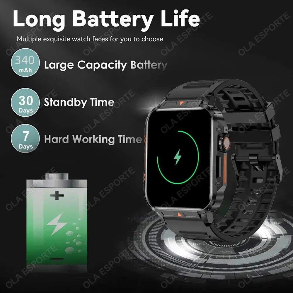 2024 ߰ и͸  Ʈ ġ, 1.95 ġ, 340mAh,  ƮϽ ƮĿ, ȵ̵ IOS Ʈ ġ, ǰ