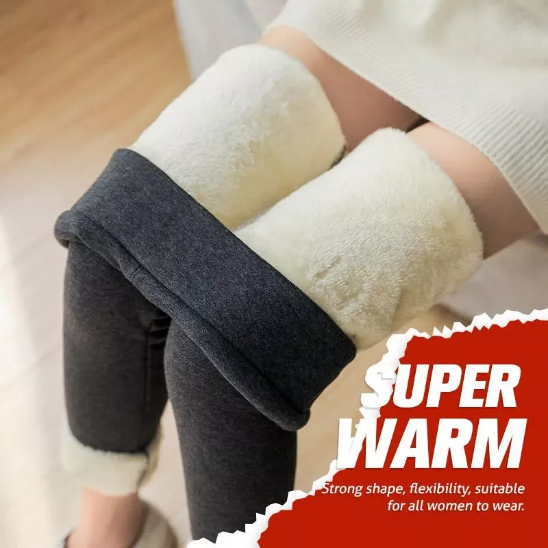 Women Leggings Winter Thicken Leggings Warm Pants Fleece Trousers