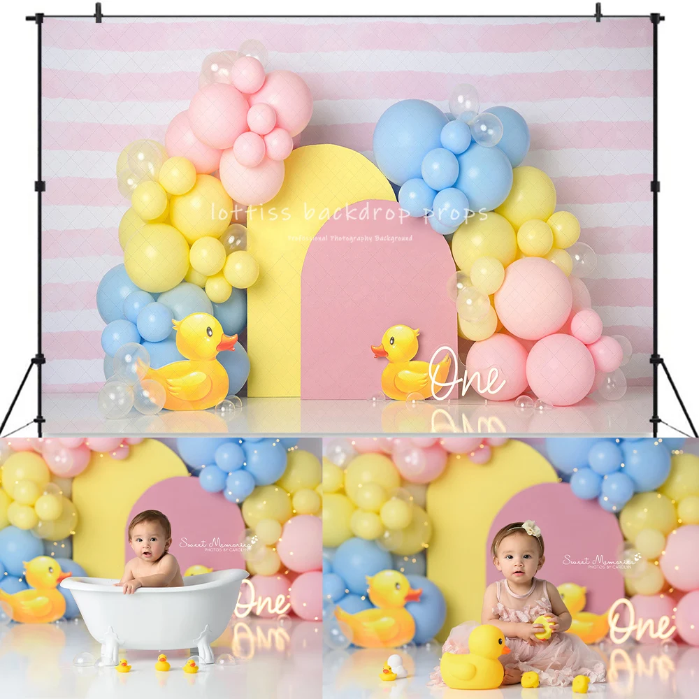 Duck Balloon Arch Kit - Blue, Yellow & White Balloons With Duck Foils For Baby Shower & Birthday - View #6