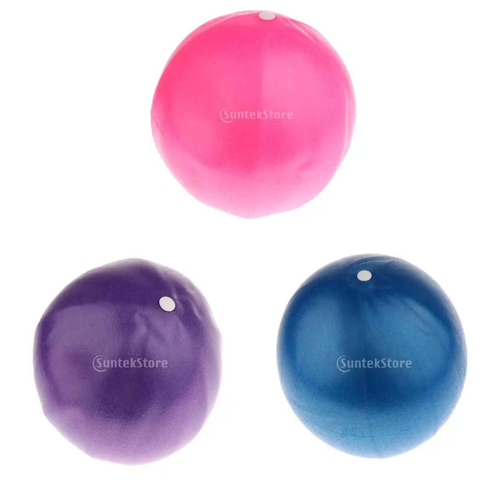 Yoga Ball Physical Fitness Balls Exercise Pain Relief Anti-Burst Purple Blue Pink 