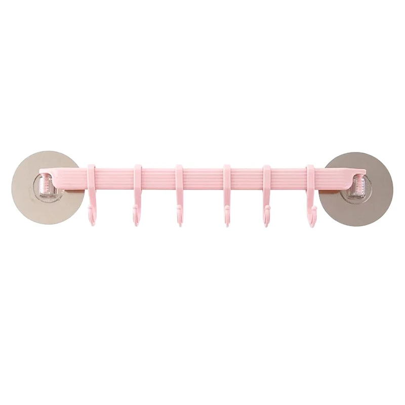 

Bathroom Sucker Vacuum Plastic Hook Frame Towel Adjustable Wall Tool Shelves Flexible Cupboard Holder Hanger Organizer