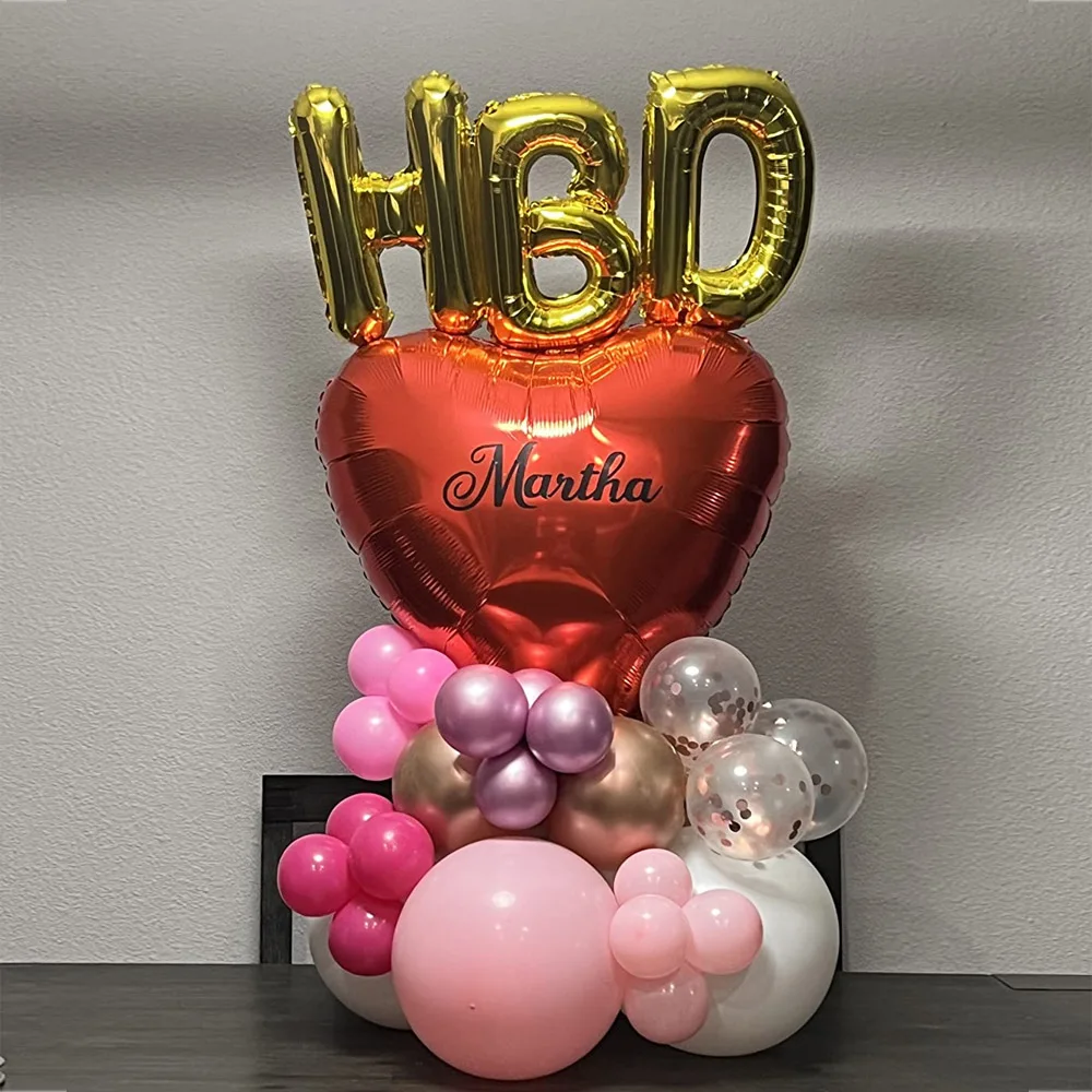Large Heart Foil Balloons 5