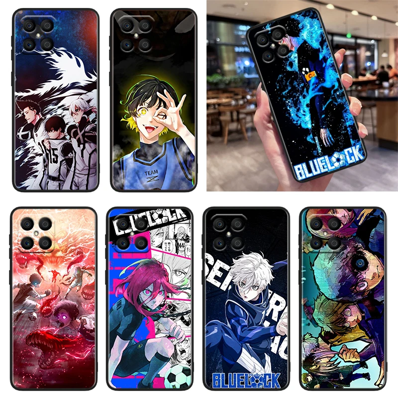 Anime BLUE LOCK Black Soft Phone Case Cover -