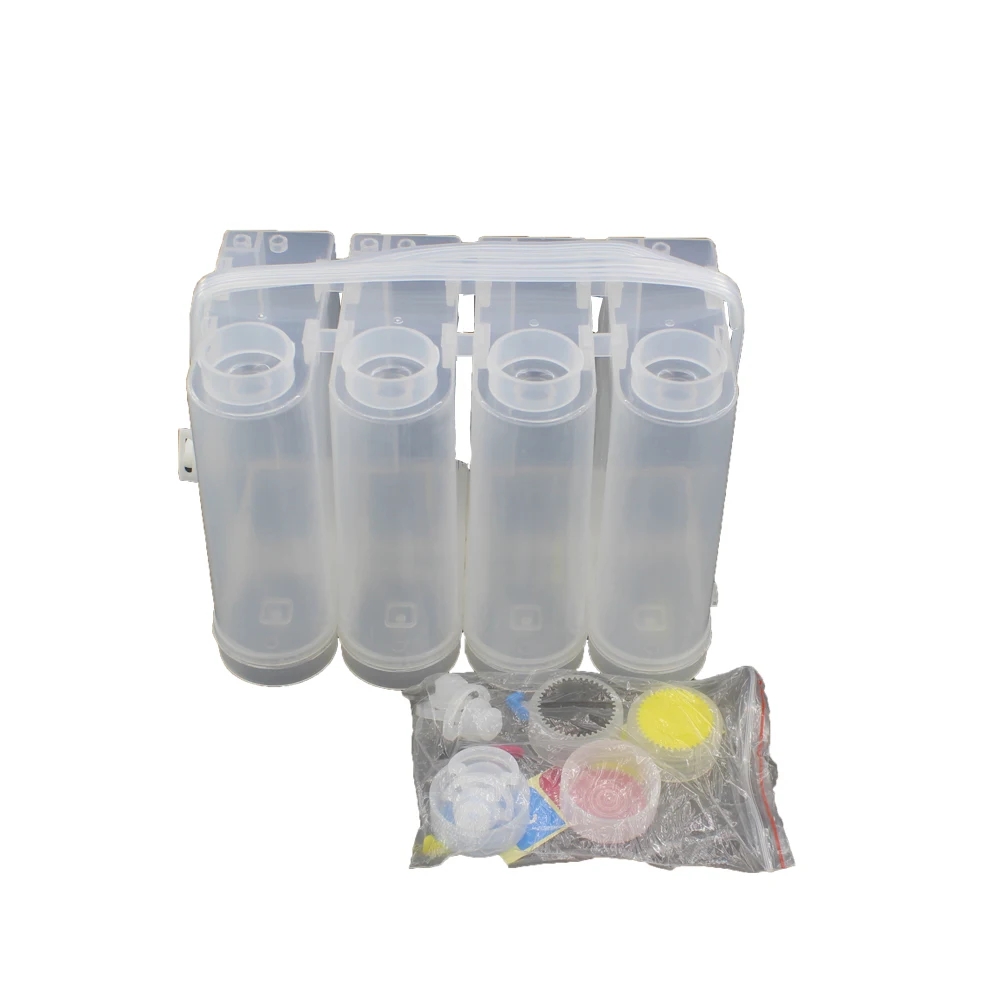4 Colors 500ML Ciss Ink Tank for Epson for HP Canon Large Format Printer Tube Refill Tool